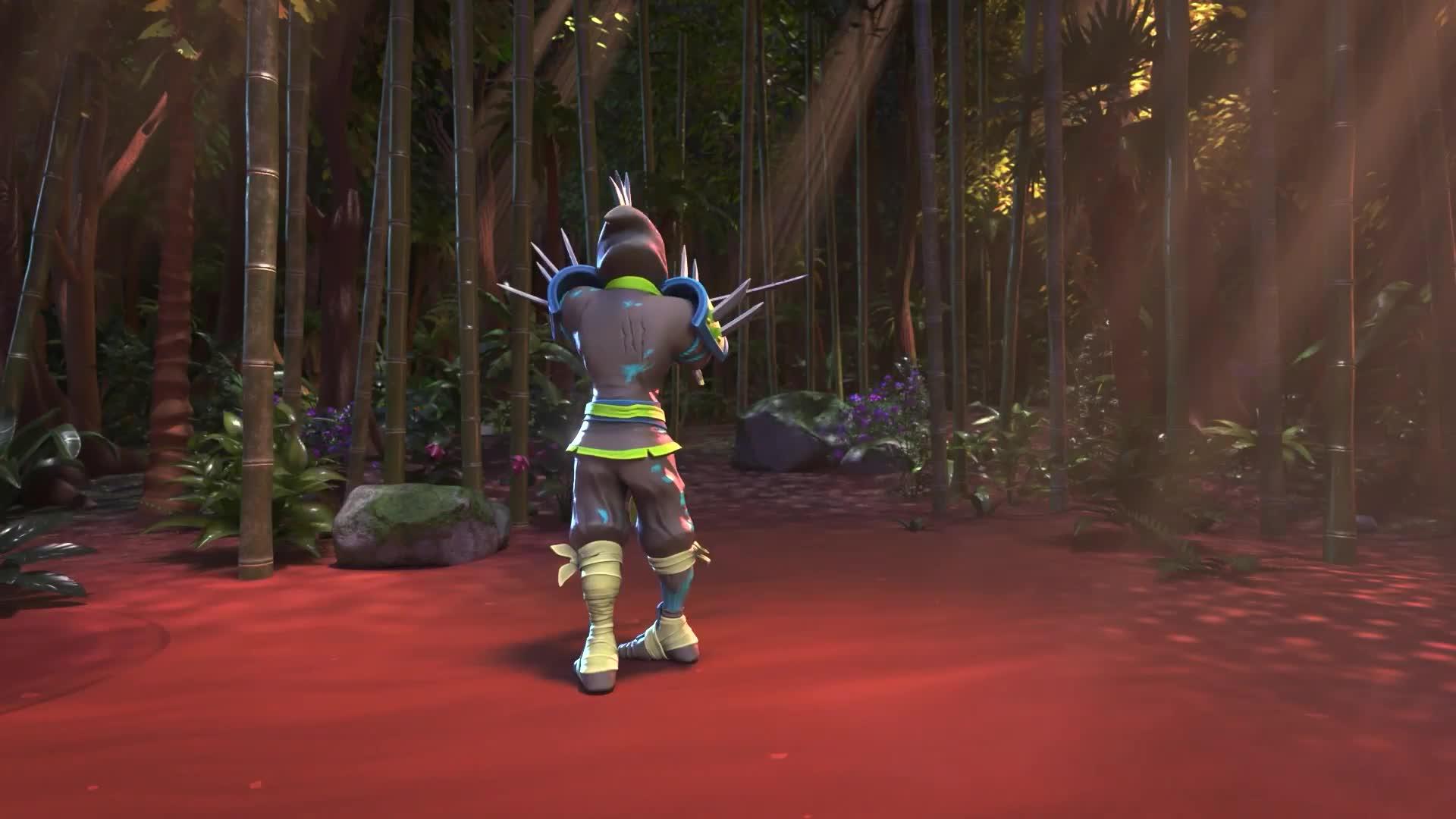 Image thumbnail 8 of 8 of Ninjombie Ninjombie Action Figure - Sword Lord, Ninja Zombie with Slime
