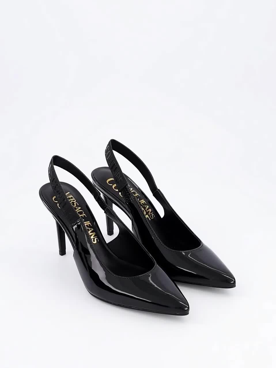 Image thumbnail 7 of 7 of Versace Jeans Couture Logo Slingback Heeled Pump
