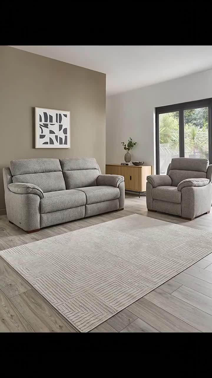 Image thumbnail 7 of 7 of The Very Collection Sander Fabric 3 Seater + Chair