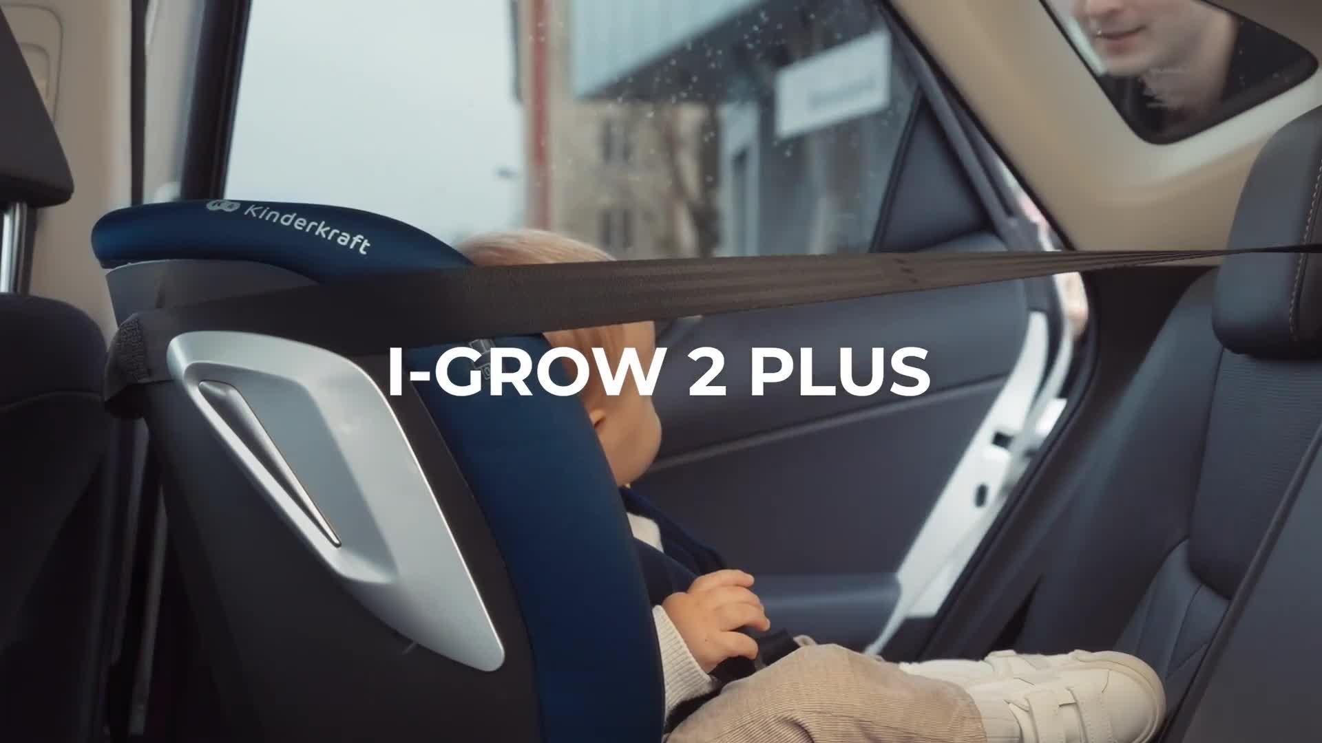Image thumbnail 8 of 8 of Kinderkraft I-Grow 2 PLUS i-Size Car Seat - Black