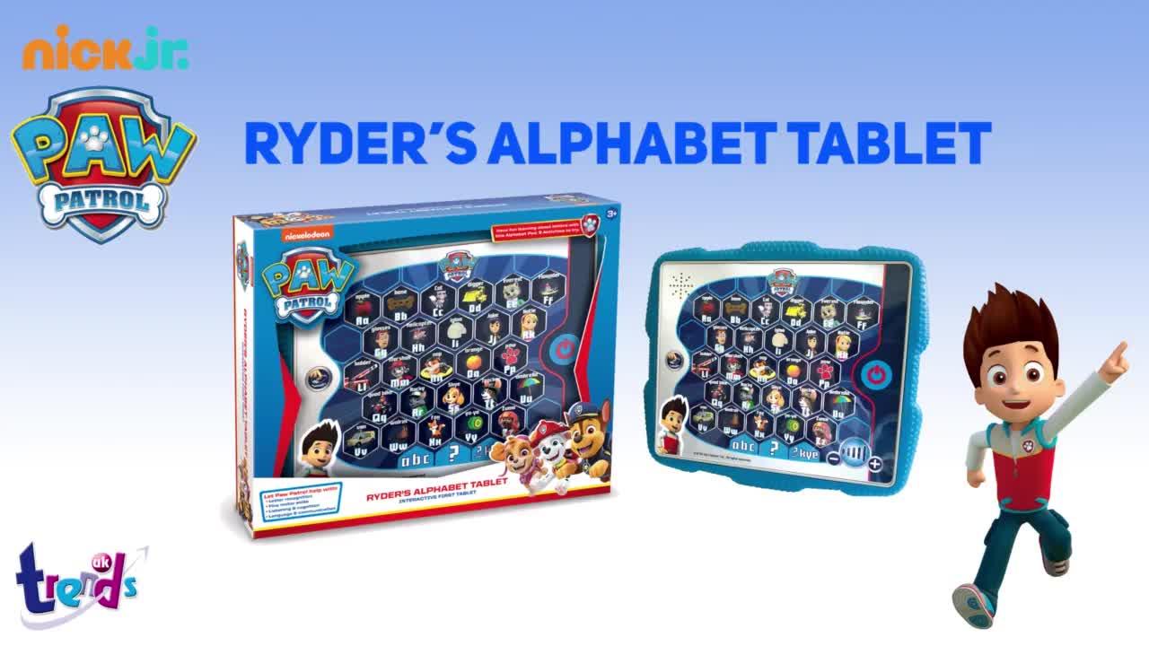 Image thumbnail 7 of 7 of Paw Patrol Ryders Alphabet Tablet