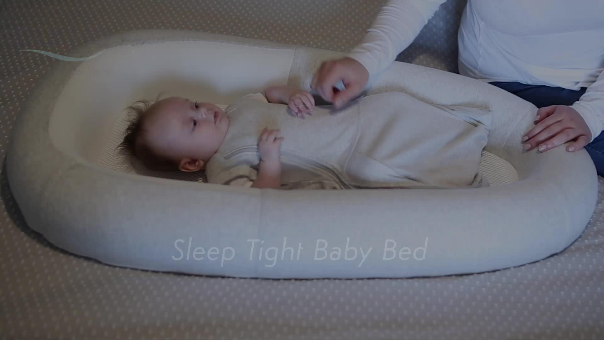 Image thumbnail 8 of 8 of PurFlo Sleep Tight Baby Bed - Cotton Clouds