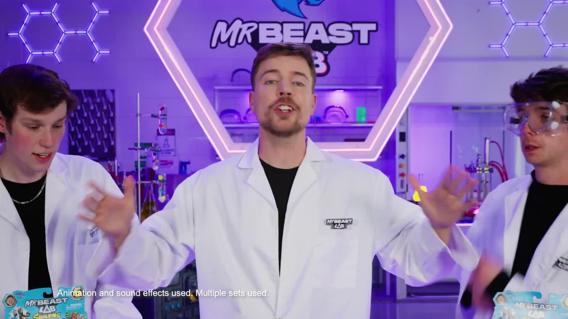 Image thumbnail 3 of 3 of MrBeast Labs MRBEAST LAB SWARMS BATTLE FUSION SERIES MEGA LAB 14 PACK - HAMMERHEAD