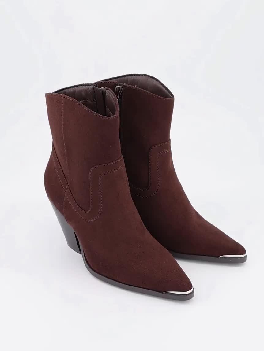 Image thumbnail 7 of 7 of The Very Collection Western Ankle Boot - Chocolate