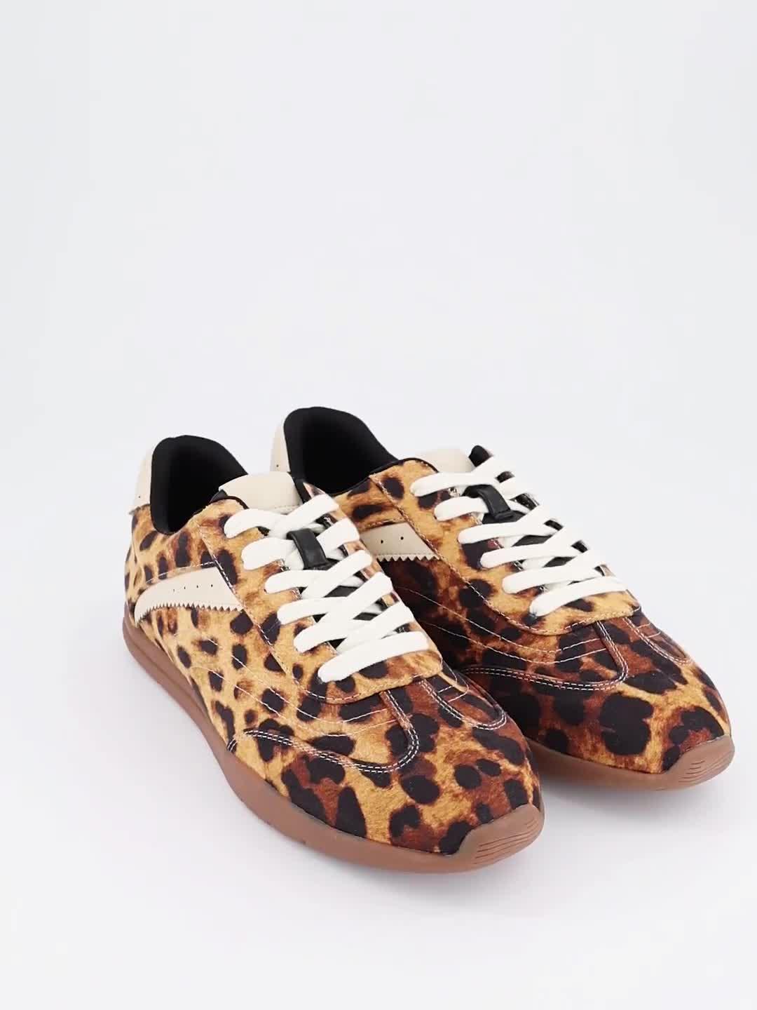 Image thumbnail 7 of 7 of The Very Collection Leopard Trainers