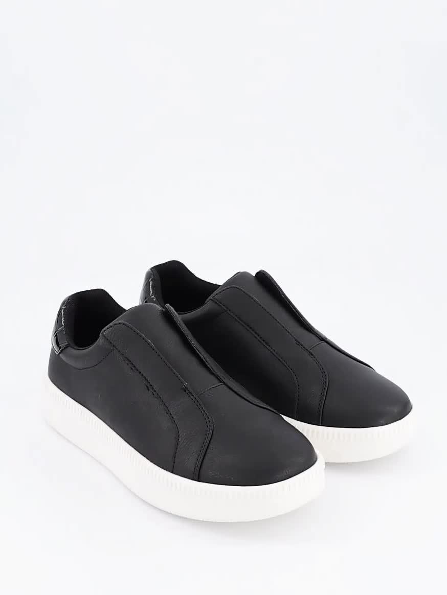 Image thumbnail 7 of 7 of The Very Collection Extra Wide Fit Laceless Trainer - Black