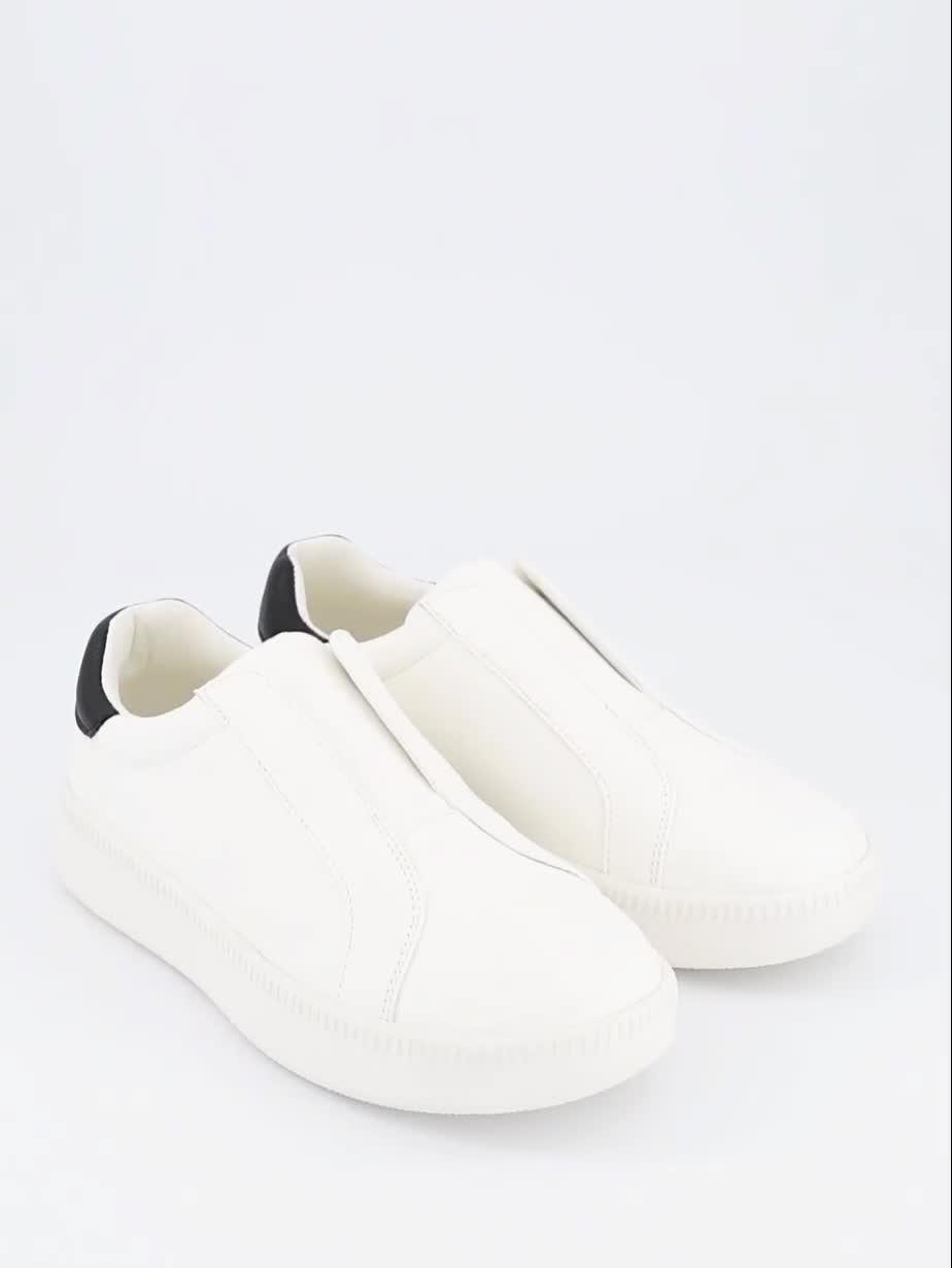 Image thumbnail 7 of 7 of The Very Collection Extra Wide Fit Laceless Trainer - White