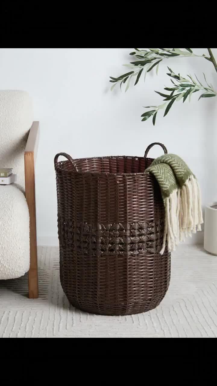 Image thumbnail 8 of 8 of The Very Collection Laundry Basket With Handle