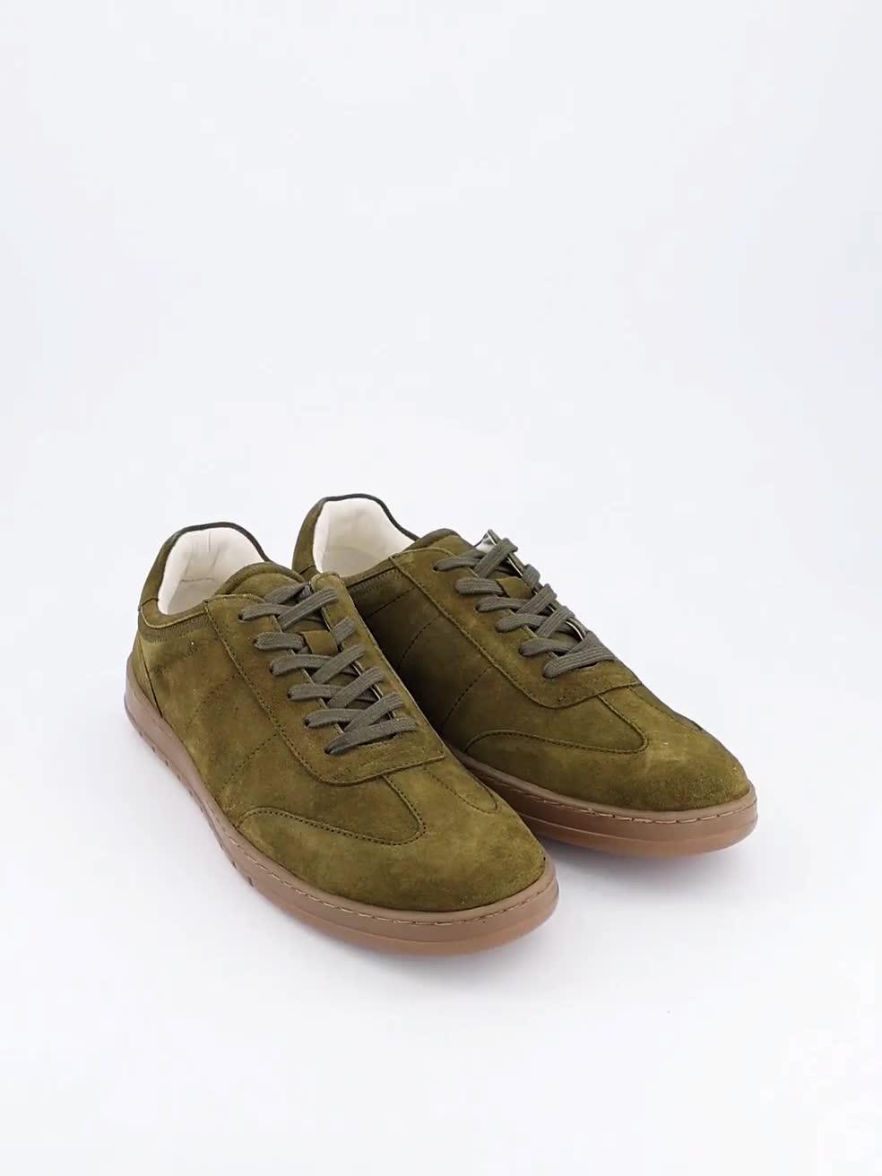 Image thumbnail 7 of 7 of The Very Collection Mens Suede Plimsole Trainer - Khaki