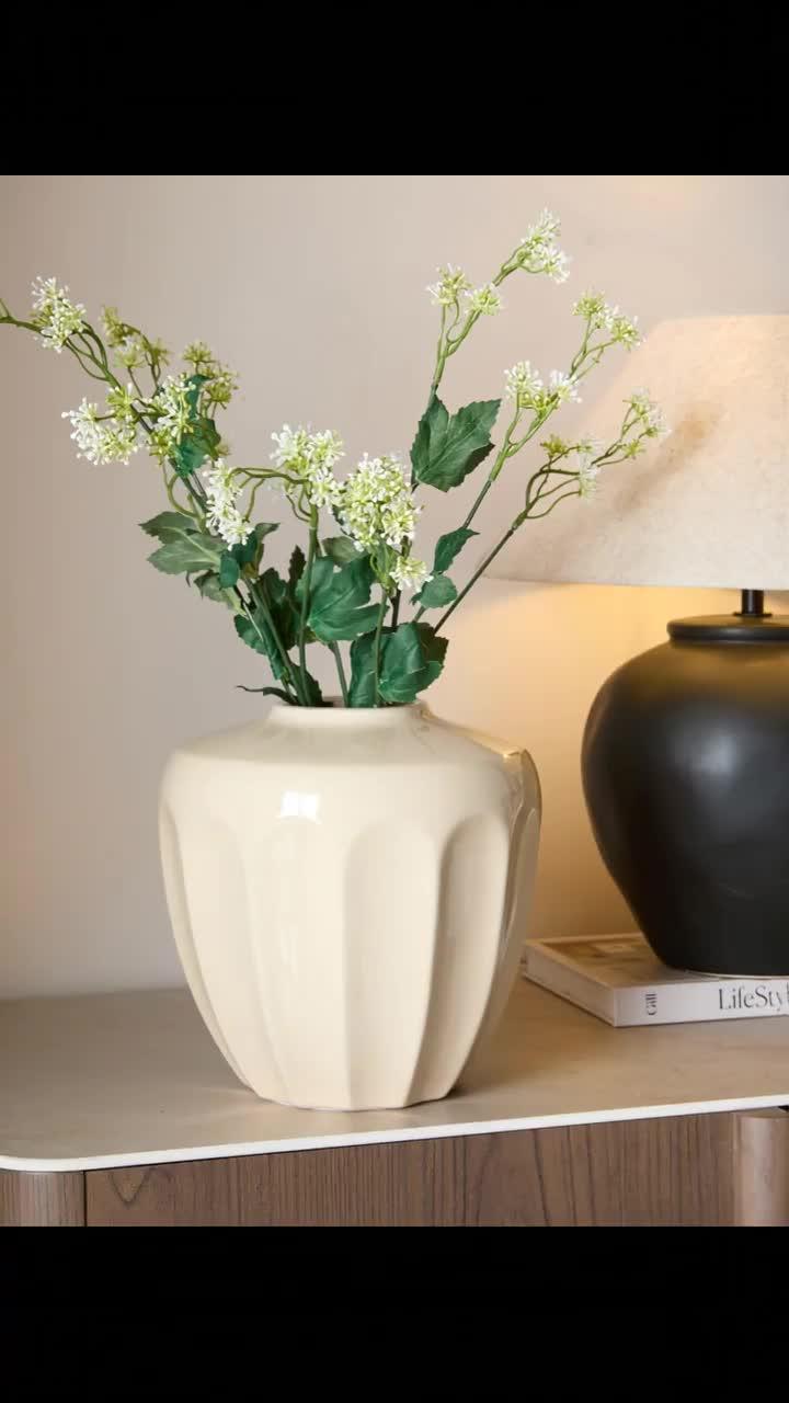 Image thumbnail 8 of 8 of The Very Collection Ceramic Vase Wide 20cm