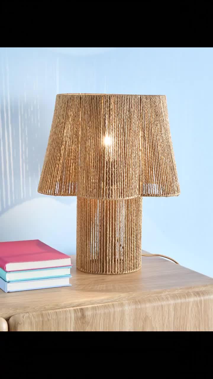 Image thumbnail 8 of 8 of The Very Collection String Table Lamp with Fluted Shade