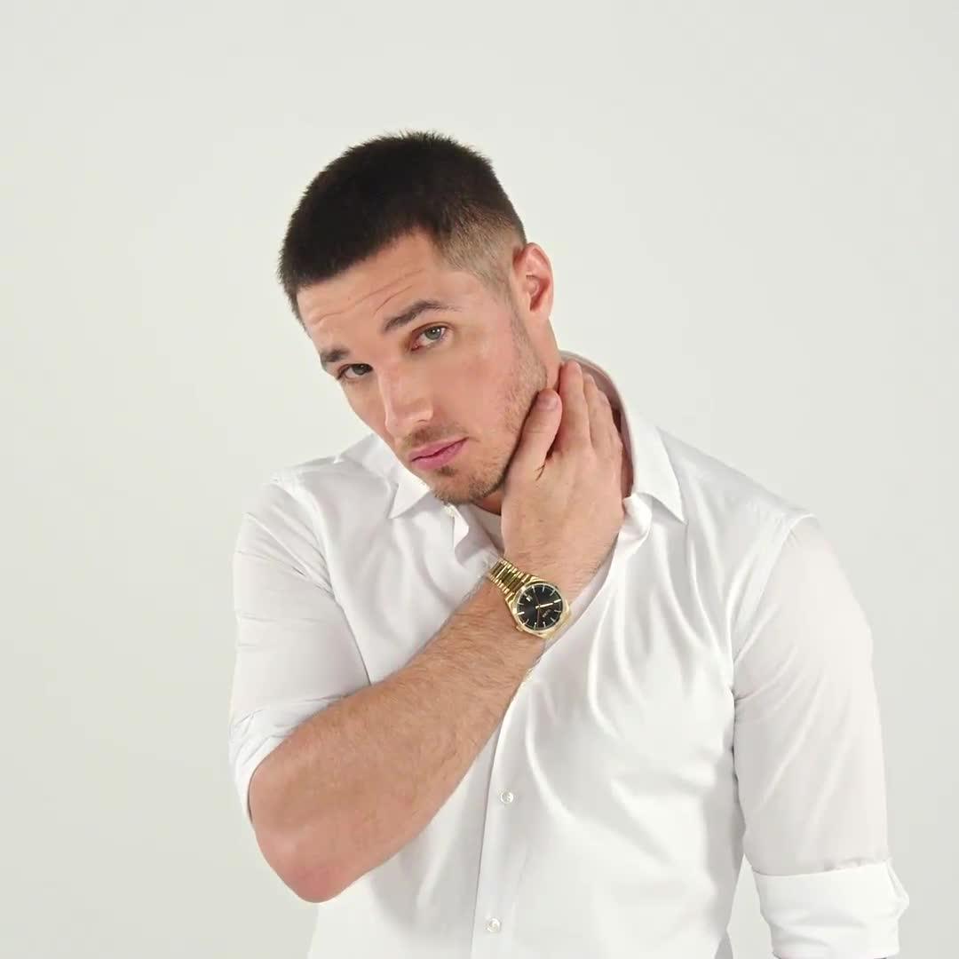 Image thumbnail 8 of 8 of BOSS Gents BOSS Cheswick Gold IP Watch