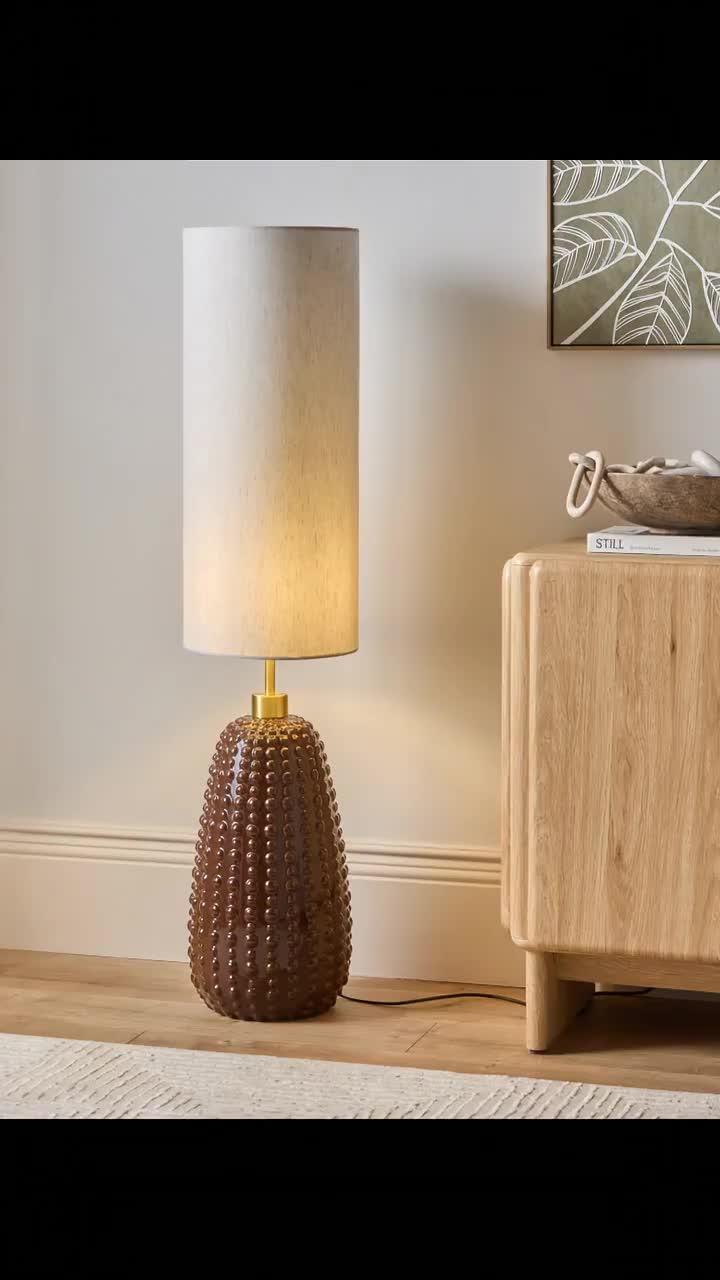 Image thumbnail 8 of 8 of The Very Collection Brown Casa Dot Floor Lamp