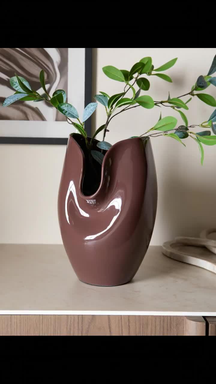 Image thumbnail 8 of 8 of Michelle Keegan Home Folded Lacquered Organic Vase