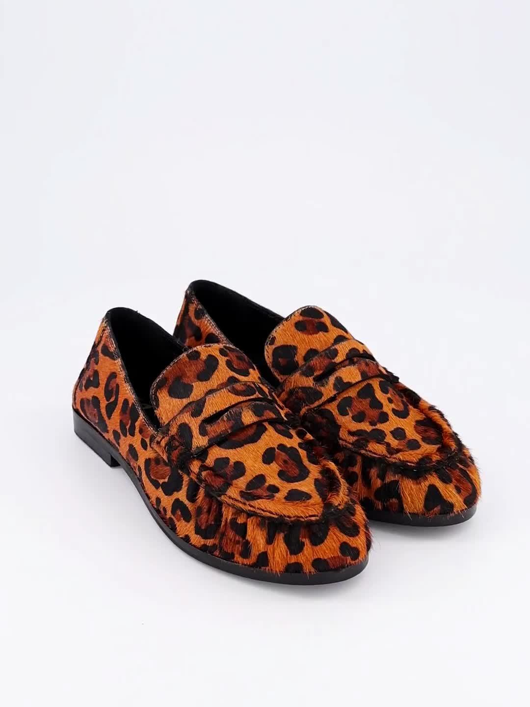Image thumbnail 7 of 7 of The Very Collection Wide Fit Leather Penny Loafer - Brown