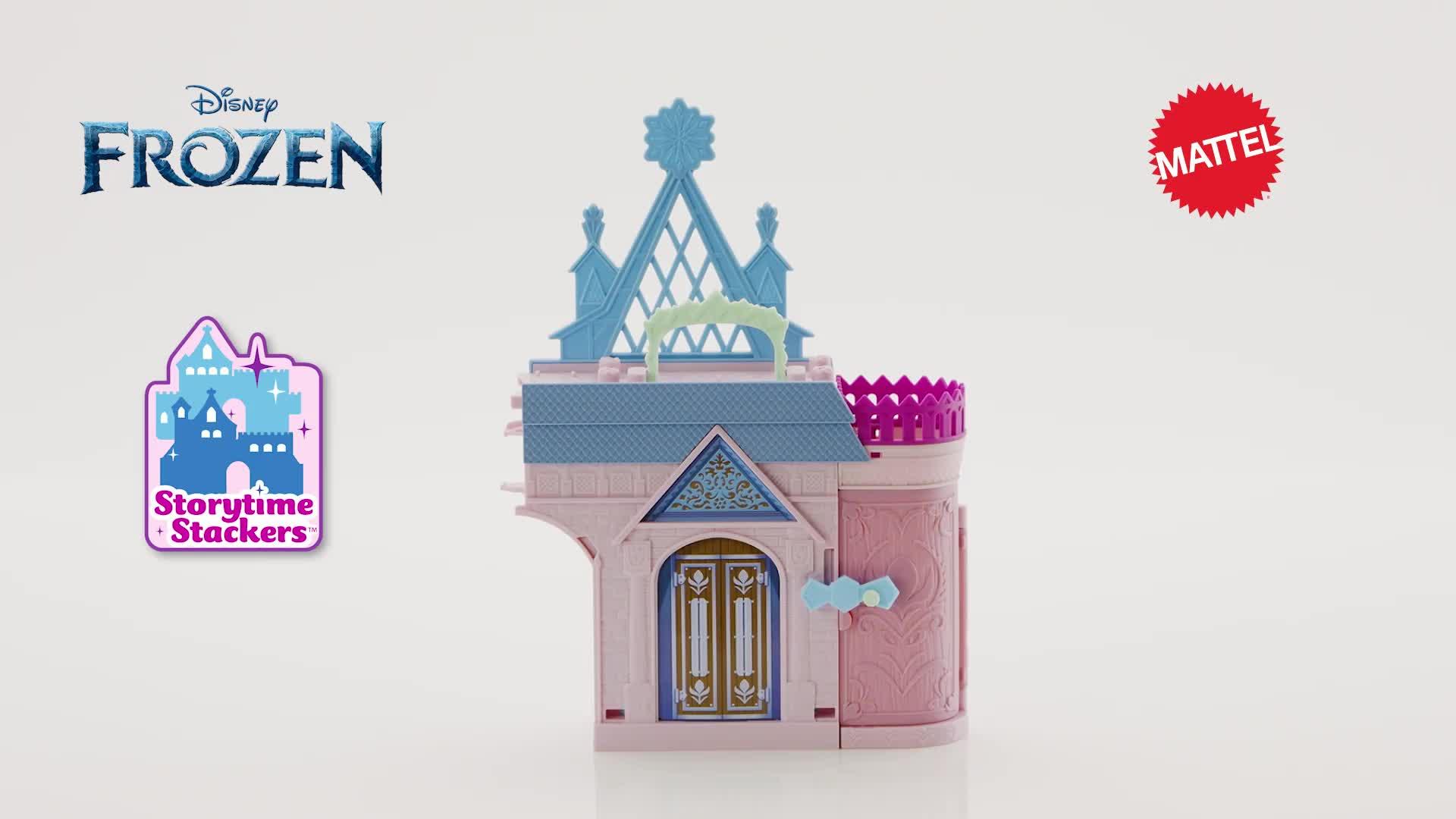 Image thumbnail 8 of 8 of Disney Frozen Disney Frozen Storytime Stackers Playset, Anna's Arendelle Castle Dollhouse with Small Doll