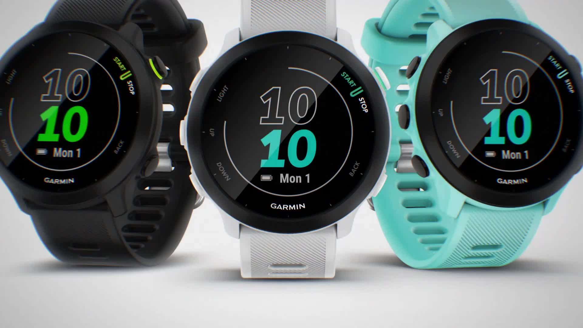 Image thumbnail 8 of 8 of Garmin Forerunner 55&nbsp;GPS Watch -&nbsp;Black