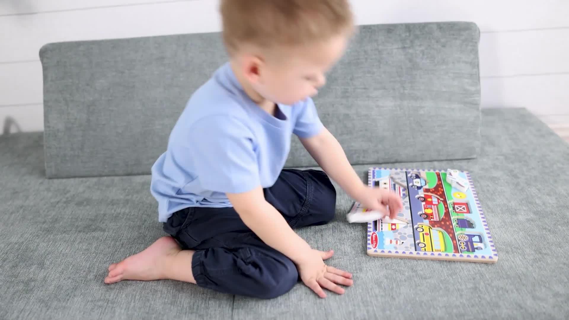 Image thumbnail 8 of 8 of Melissa & Doug Vehicles Chunky Puzzle