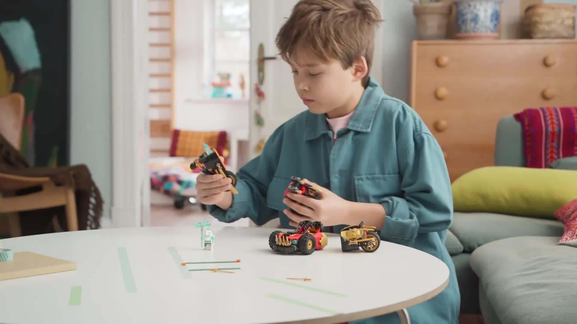 Image thumbnail 8 of 8 of LEGO Ninjago Kai and Cole&rsquo;s Combiner Vehicles 71864