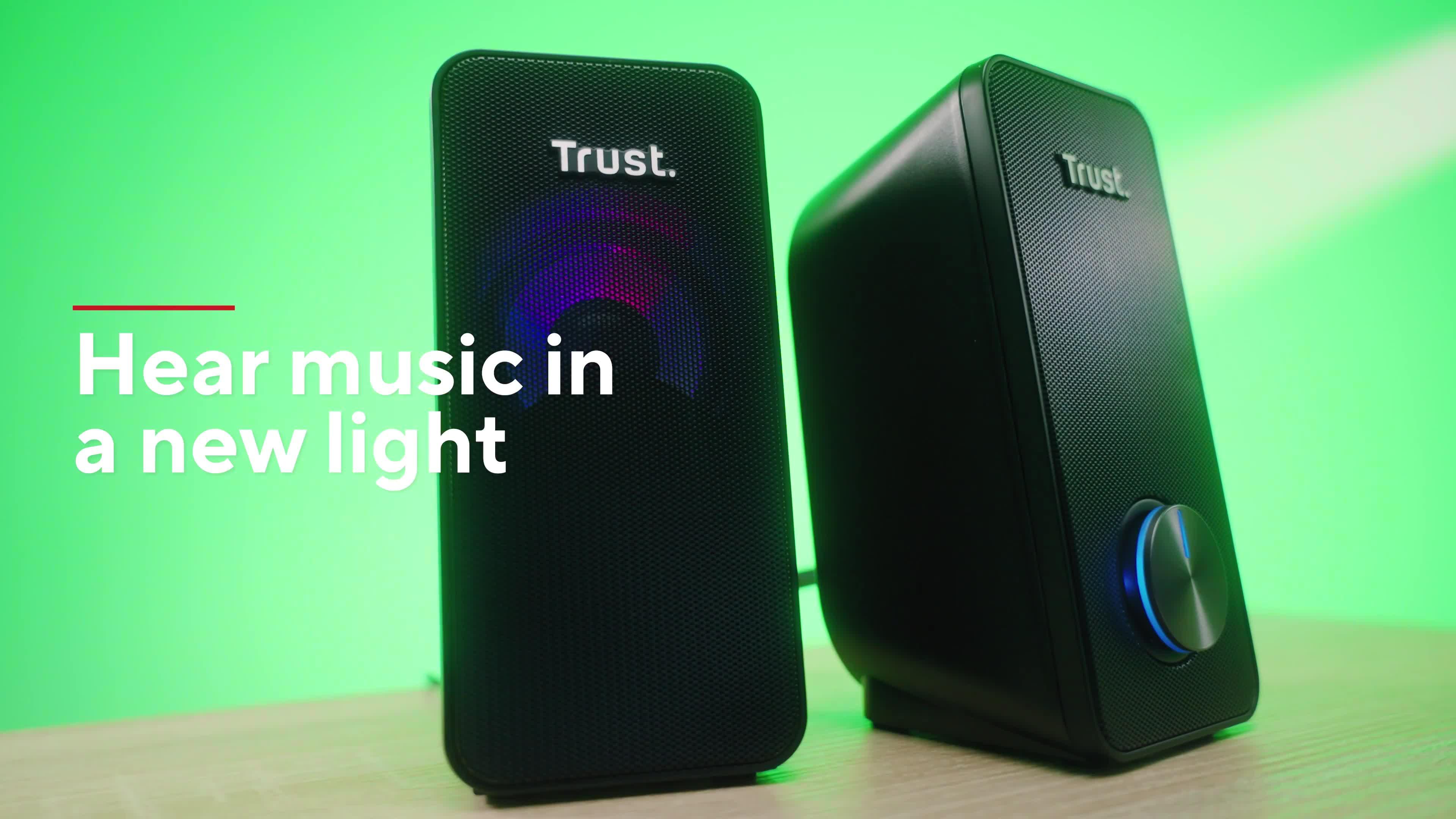 Image thumbnail 8 of 8 of Trust Arys Compact RGB LED 2.0 Speaker Set - Illuminated PC Speakers