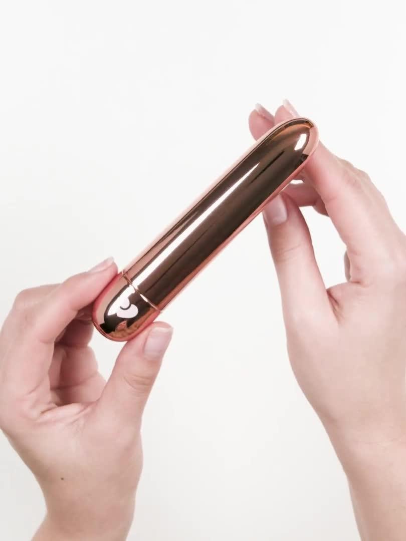 Image thumbnail 5 of 5 of Lovehoney Lovehoney Glow 10 Function Mini Classic Vibrator Rose Gold