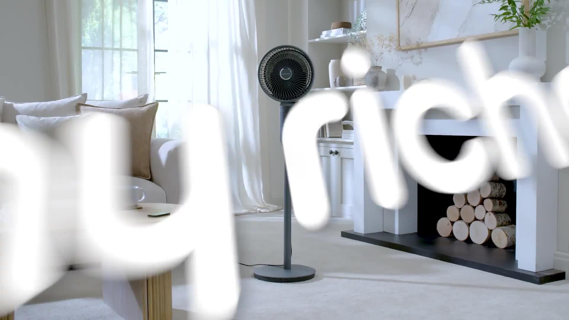 Image thumbnail 8 of 8 of Morphy Richards AirFlex 10" 360 Degree Air Circulator Fan With Remote Control Grey