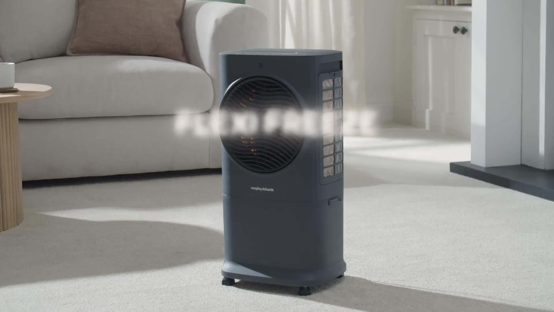 Image thumbnail 8 of 8 of Morphy Richards FlexiFreeze 7L Air Cooler With Remote Control Grey