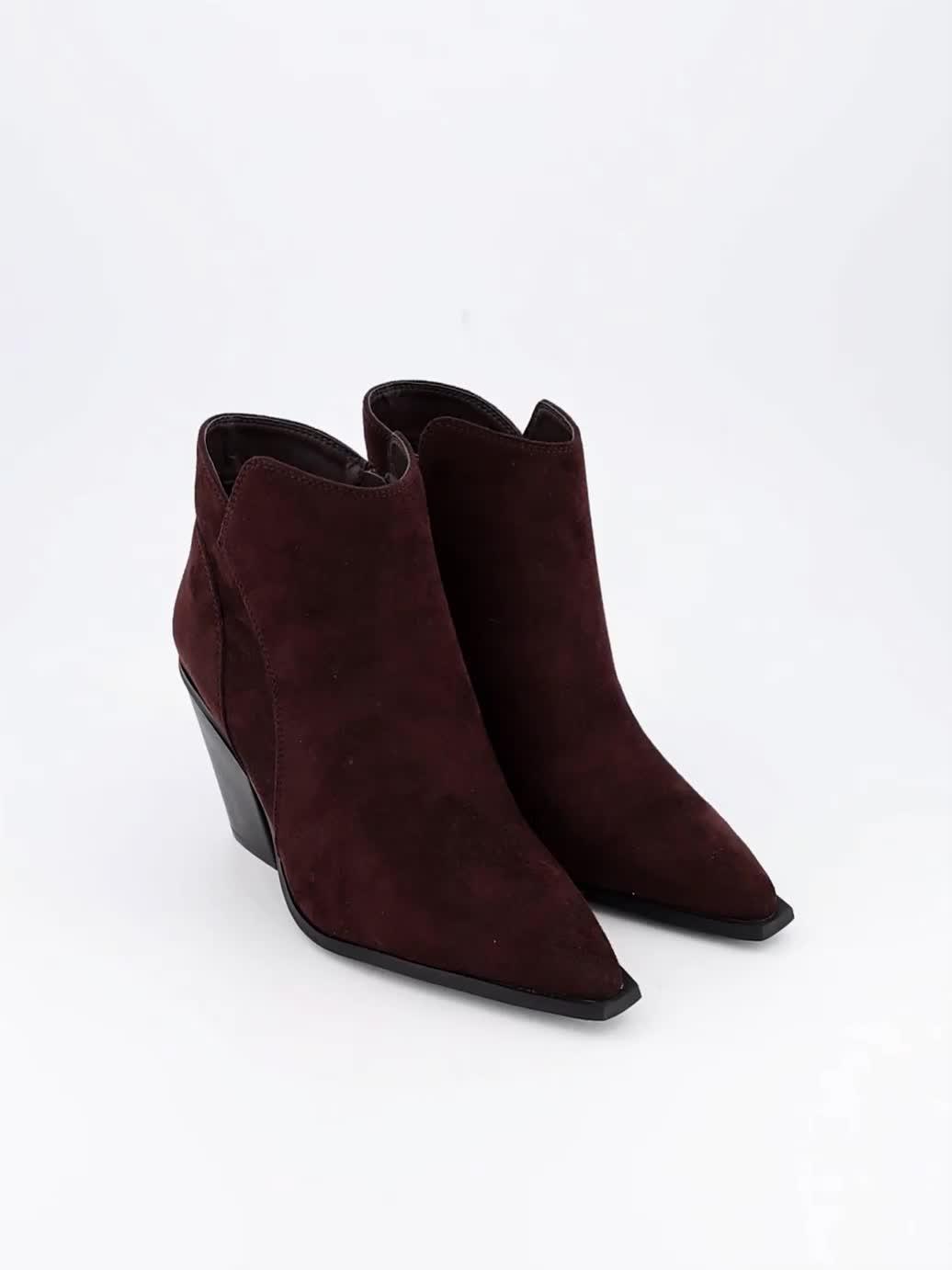 Image thumbnail 7 of 7 of The Very Collection Extra Wide Fit Western Ankle Boot - Brown