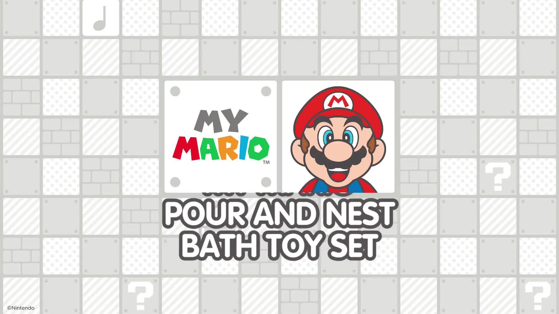 Image thumbnail 8 of 8 of Mario My Mario Pour & Nest Bath Toy Set