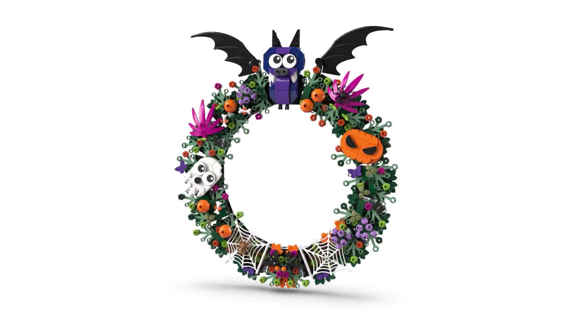 Image thumbnail 8 of 8 of LEGO Halloween Wreath Decoration for Home 40825