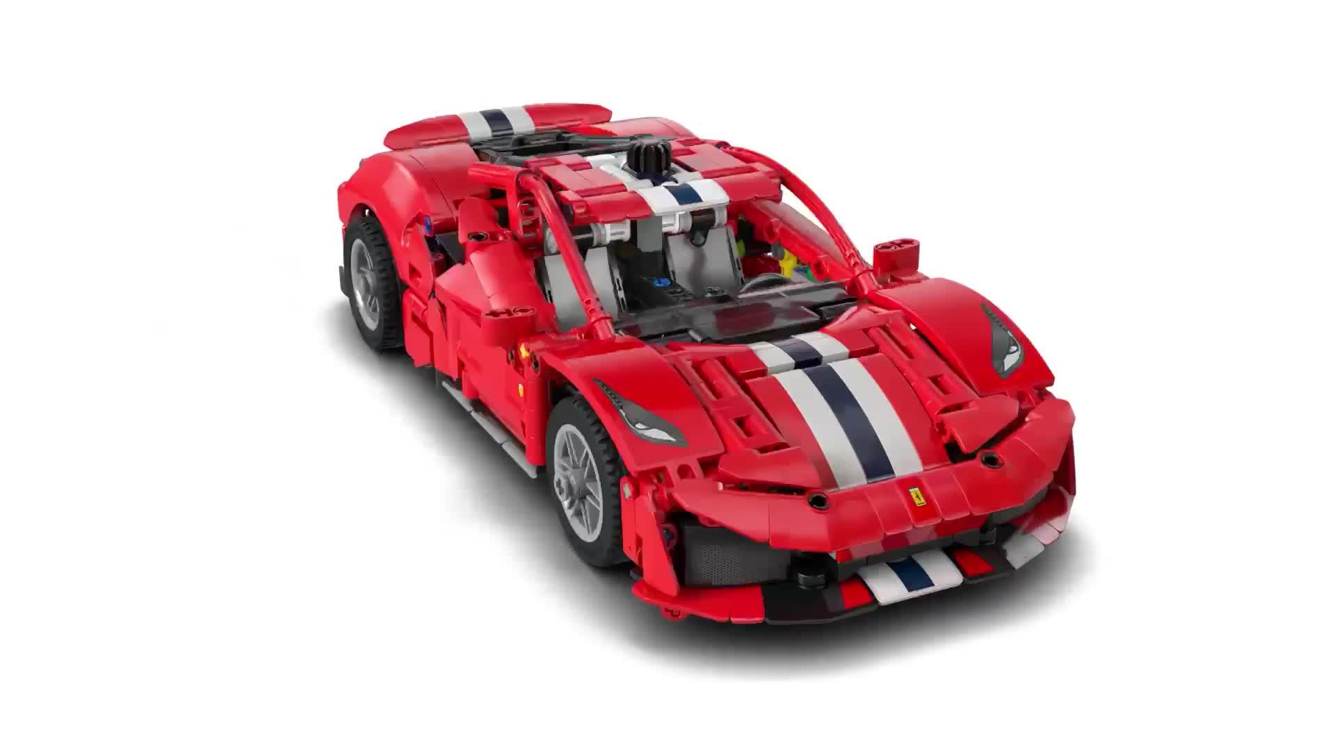 Image thumbnail 6 of 6 of LEGO Technic Ferrari 488 PISTA Car Building Toy 42235