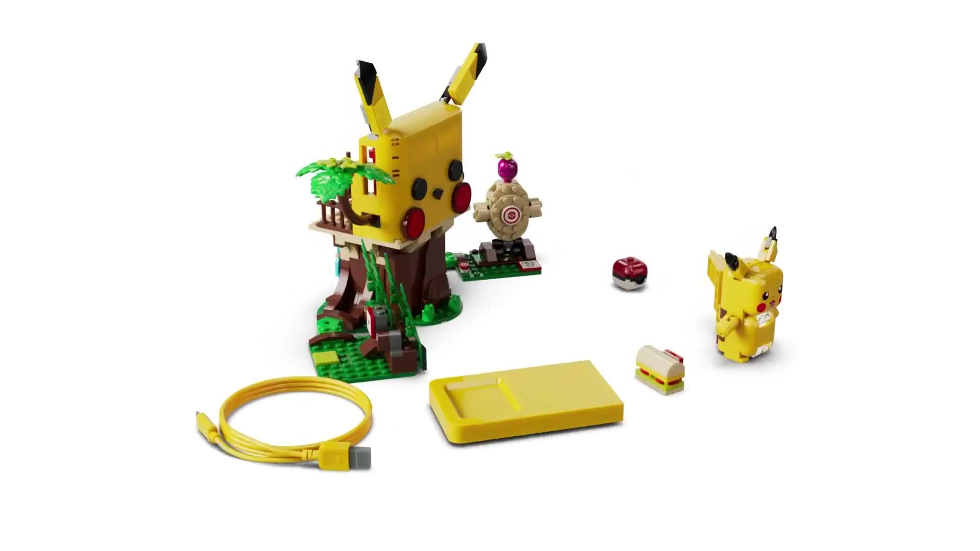 Image thumbnail 8 of 8 of LEGO Pokemon SMART Play&trade;: Training House with Pikachu 72164