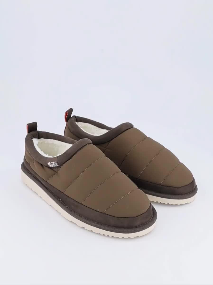 Image thumbnail 7 of 7 of Jack & Jones Mens Padded Mule Slippers - Dark Olive