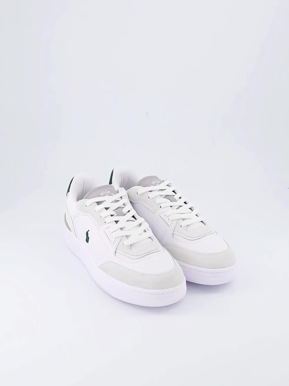 Image thumbnail 7 of 7 of Polo Ralph Lauren Masters Court Leather Trainers - White