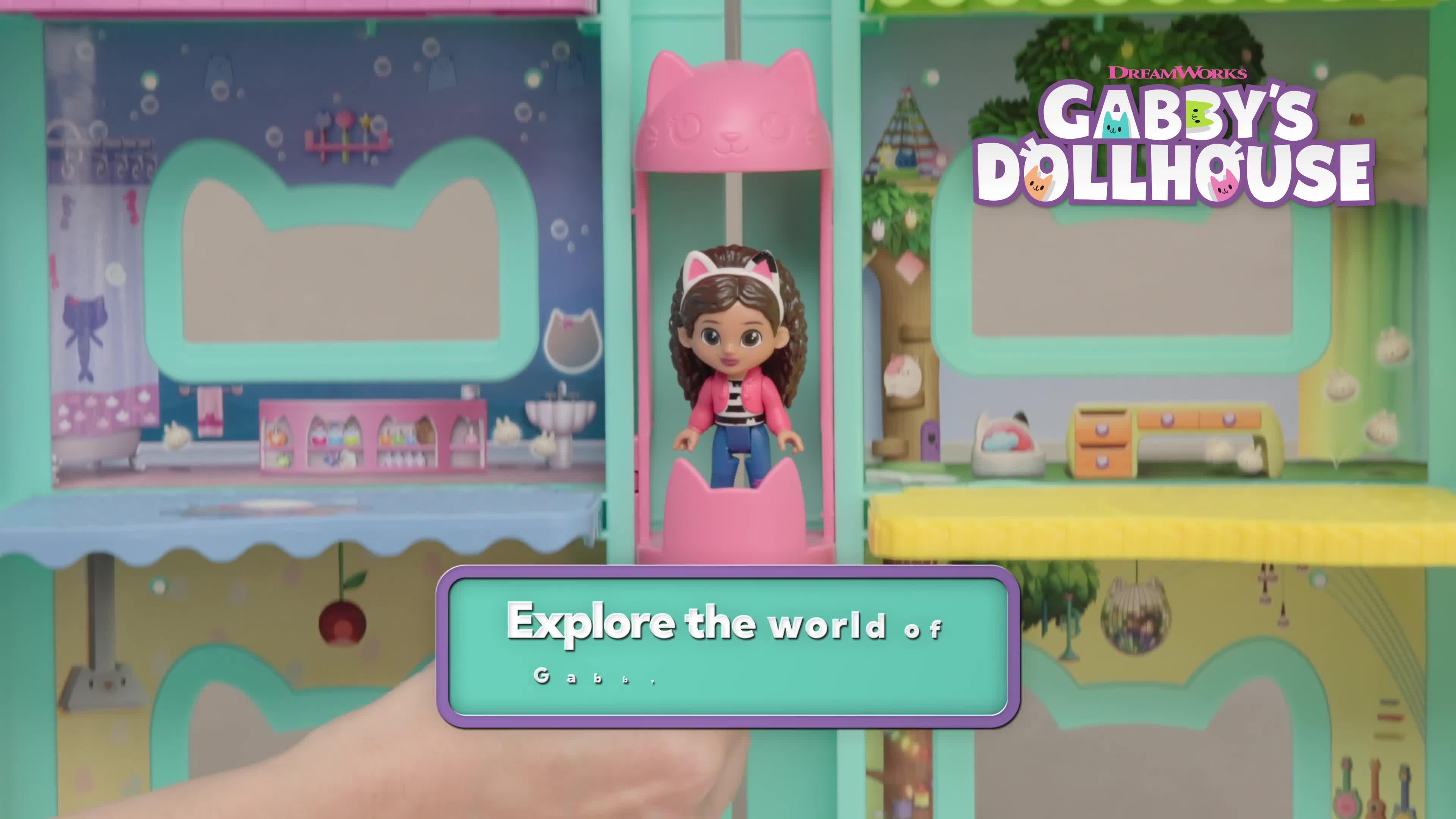 Image thumbnail 8 of 8 of Gabby's Dollhouse Gabby's Dollhouse Playset - Gabby's Meow-Mazing Dollhouse