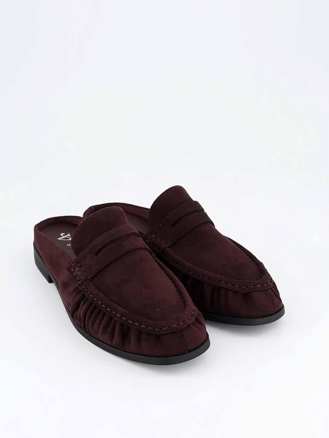 Image thumbnail 7 of 7 of The Very Collection Mule Loafer - Brown