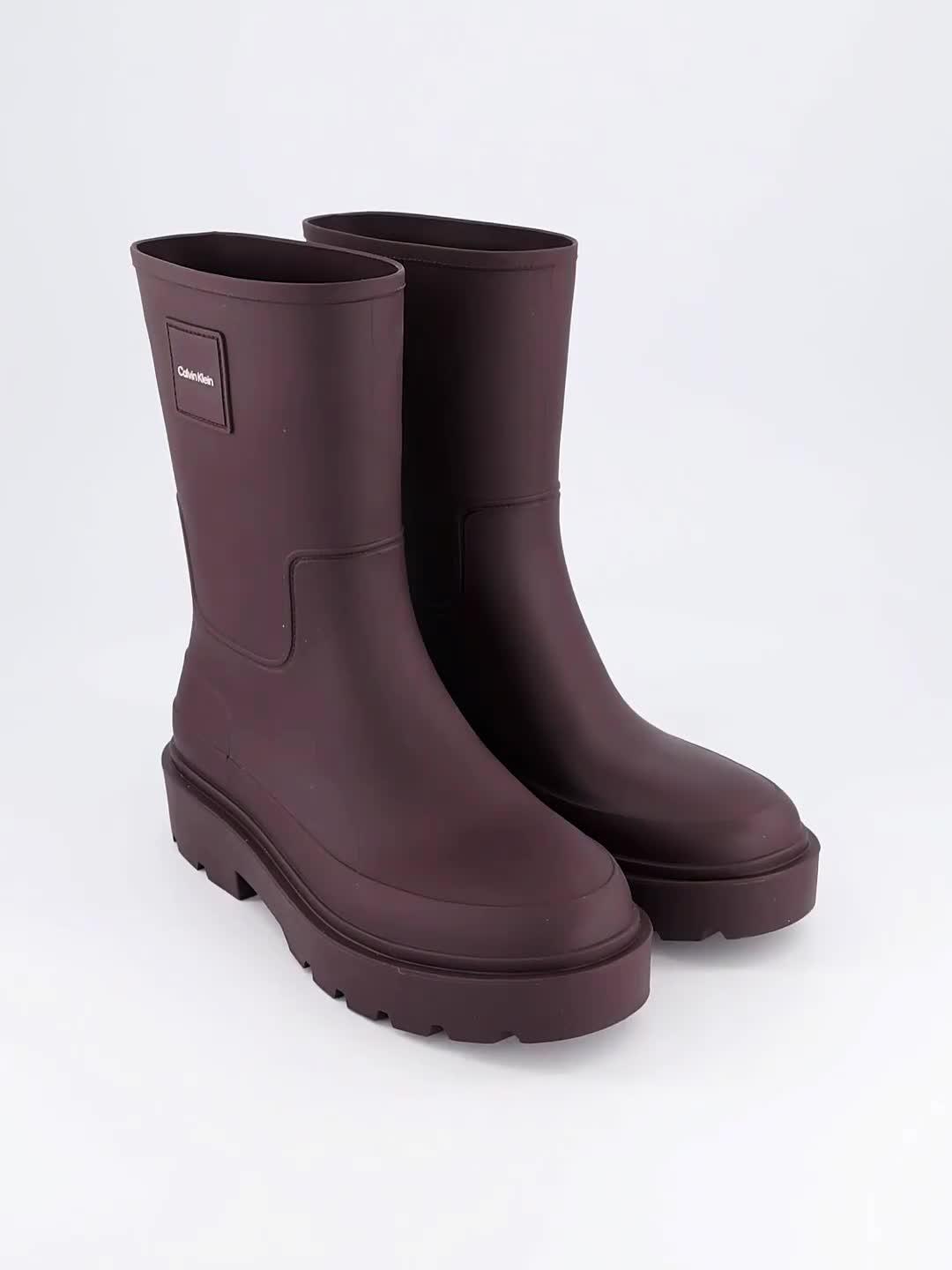 Image thumbnail 7 of 7 of Calvin Klein Rubber Wellington Boot - Brown