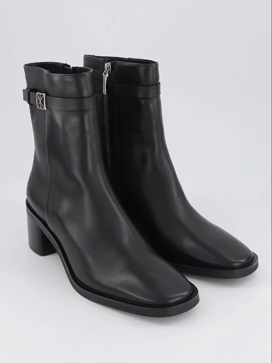 Image thumbnail 7 of 7 of Calvin Klein Block Heel Ank Boot Lth Hdw