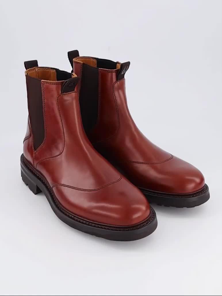 Image thumbnail 7 of 7 of Belstaff Belstaff Munro Leather Chelsea Boots - Brown