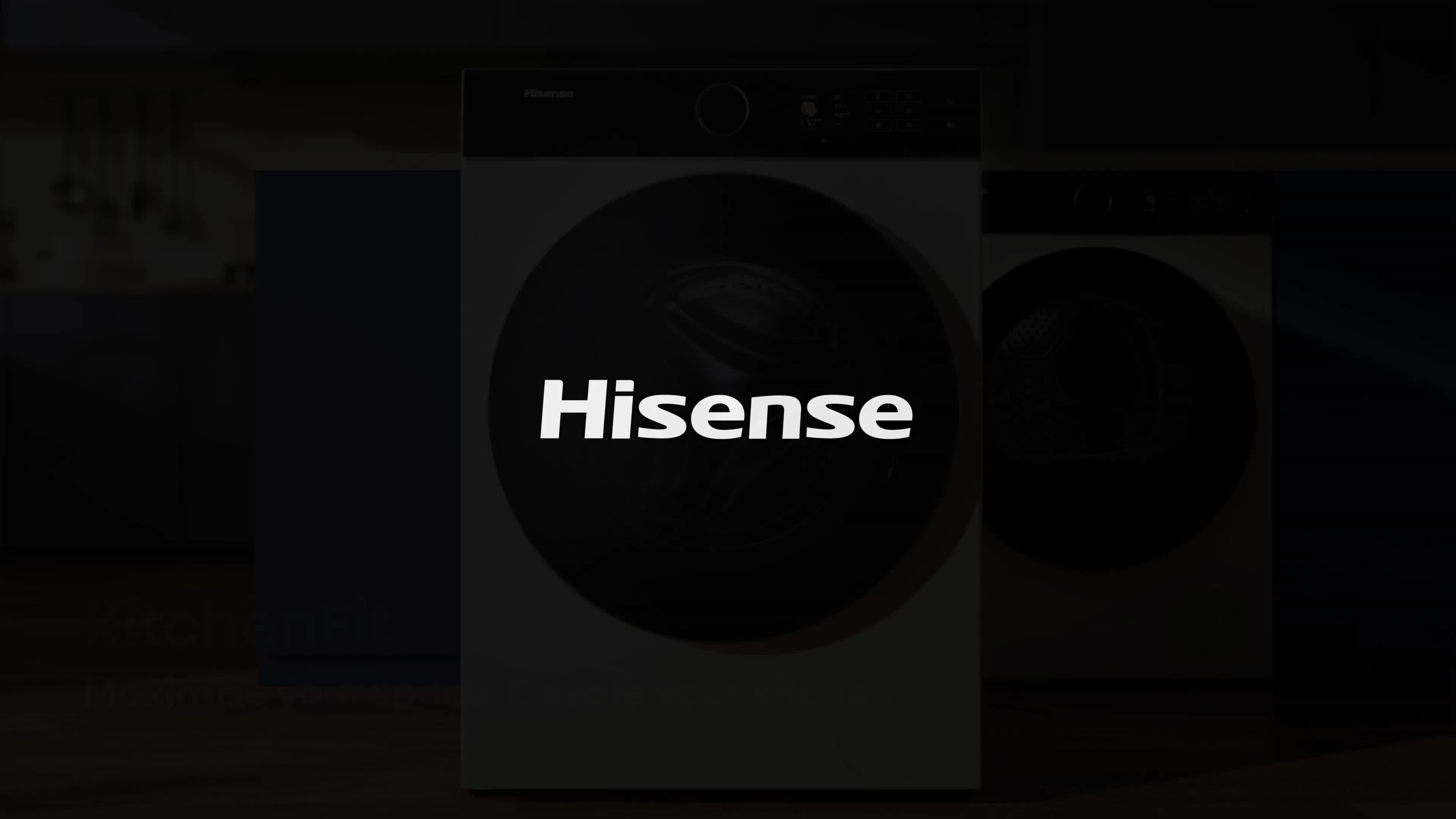 Image thumbnail 8 of 8 of Hisense Hisense KitchenFit 5i Series WD5I1045BWQ WiFi-enabled 10.5kg/6kg, 1400 Spin Washer Dryer - White - A/D Rated