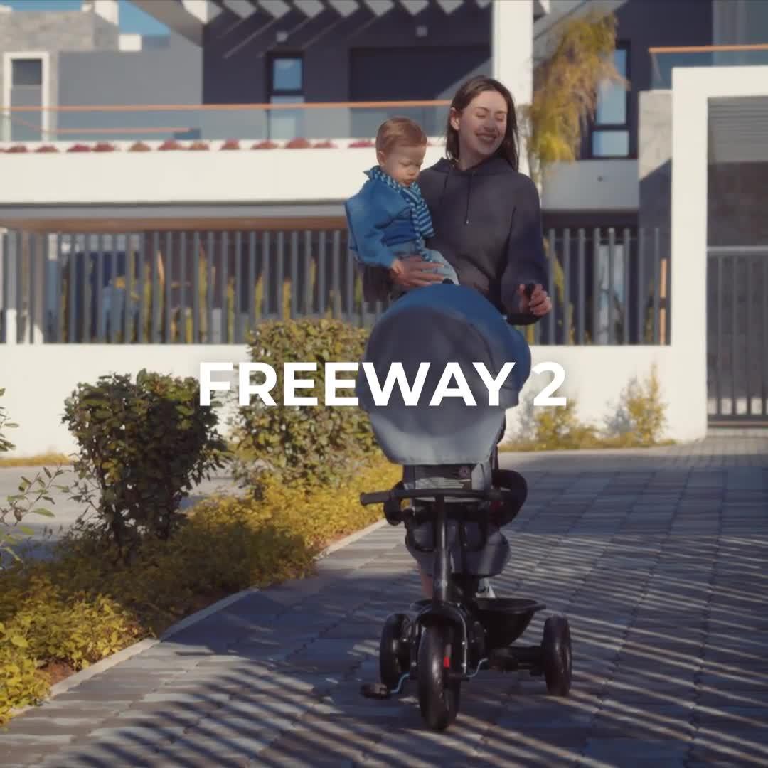 Image thumbnail 8 of 8 of Kinderkraft Freeway 2 Tricycle - Beige