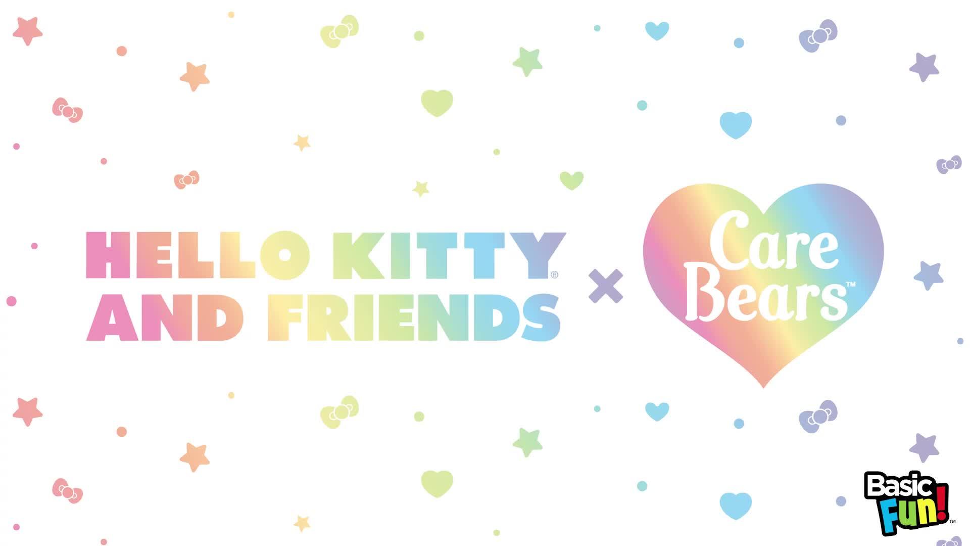 Image thumbnail 8 of 8 of Care Bears Care Bears 22cm Plush - Hello Kitty as Cheer Bear (polybag)