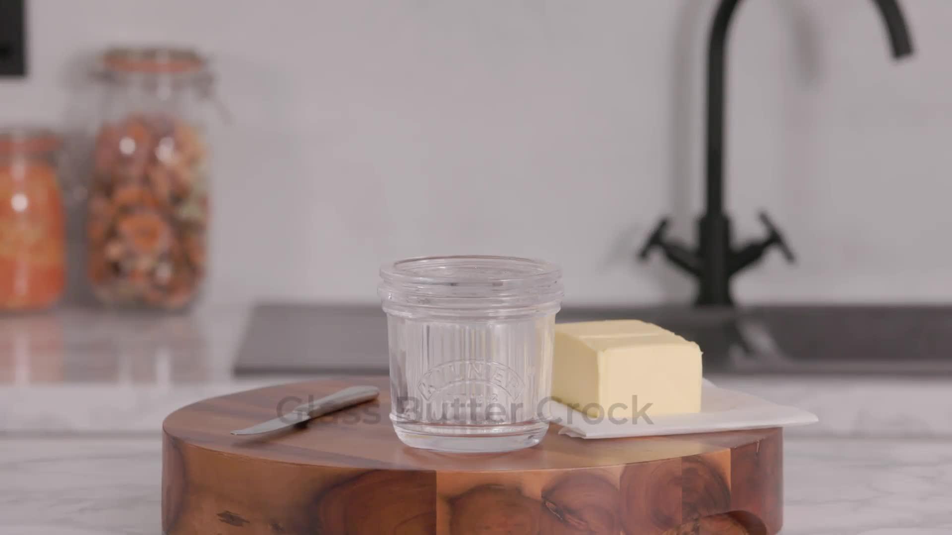 Image thumbnail 7 of 7 of KILNER Glass Butter Crock
