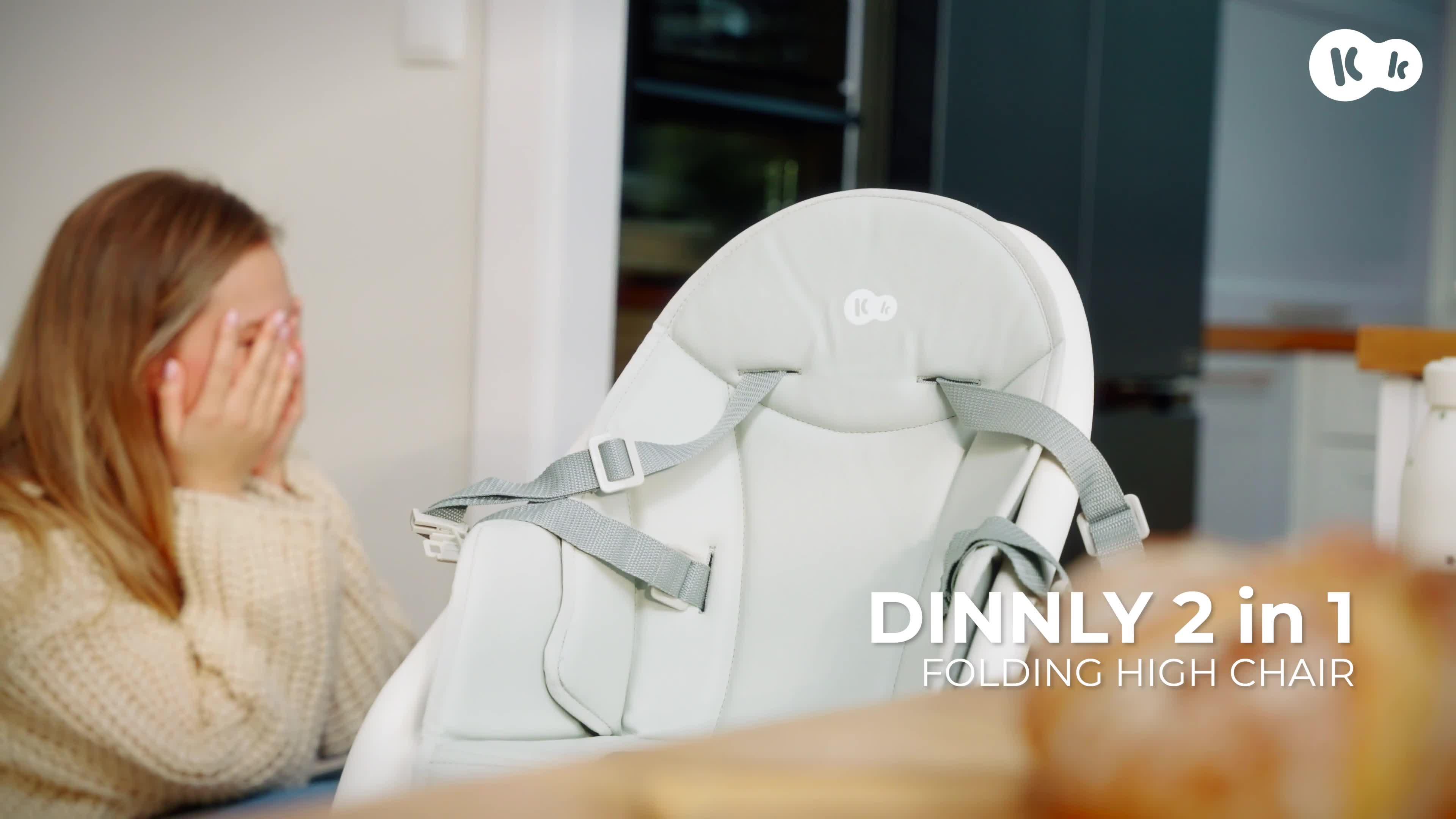 Image thumbnail 8 of 8 of Kinderkraft Kinderkraft DINNLY 2-in-1 Highchair - beige