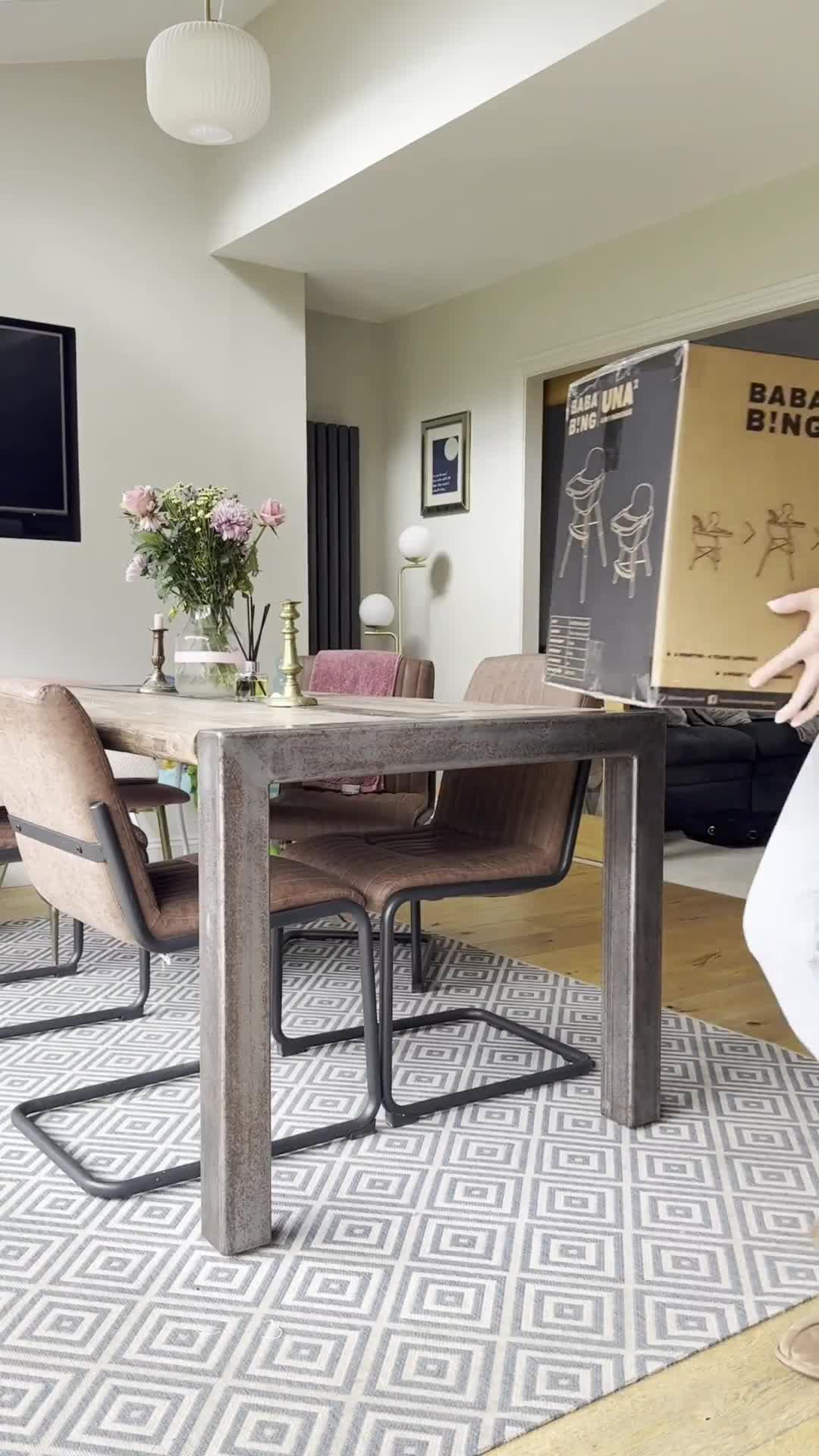 Image thumbnail 8 of 8 of BabaBing! Bababing , Highchair , 4-in-1 Highchair & Toddler Chair , White/Grey