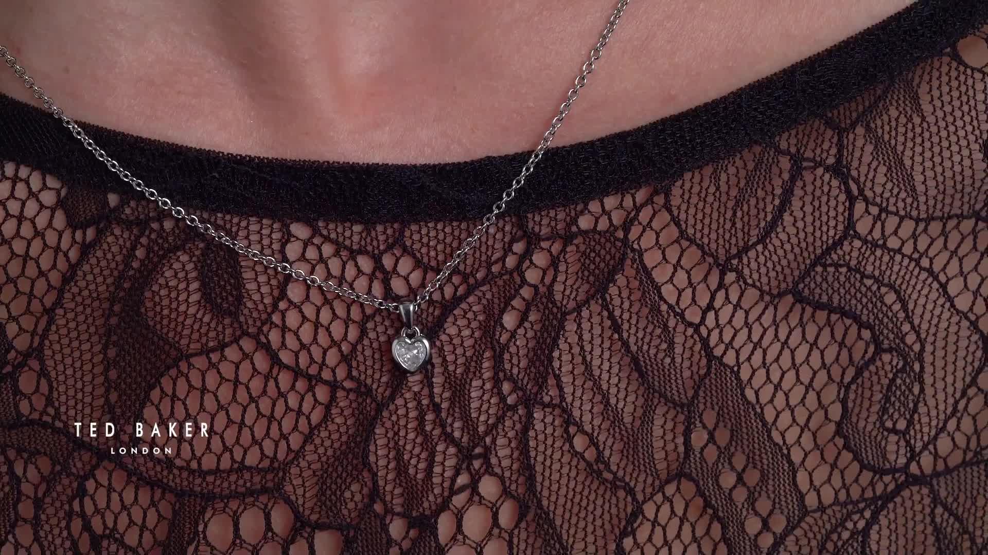 Image thumbnail 5 of 5 of Ted Baker HARLOW: Mini Crystal Heart Pendant Necklace