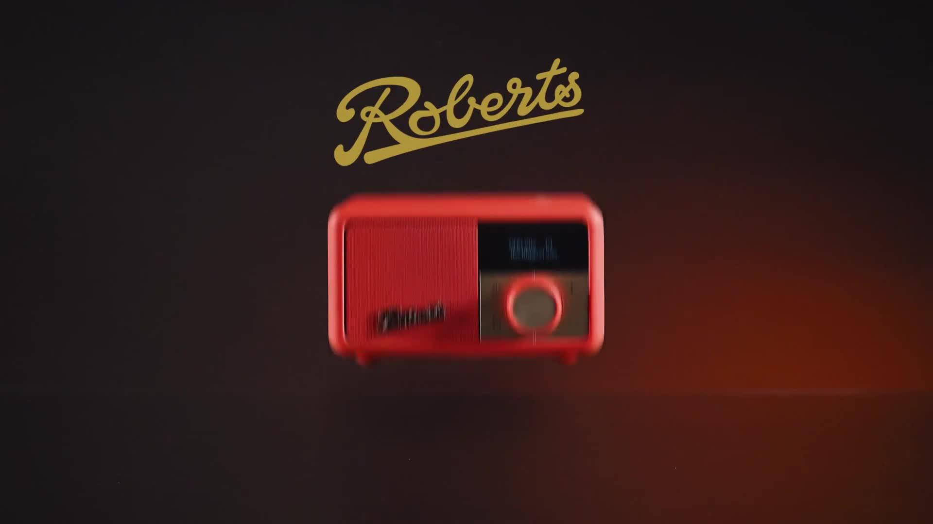 Image thumbnail 8 of 8 of Roberts Compact DAB/DAB+ & FM radio with Bluetooth, rechargeable battery and classic style