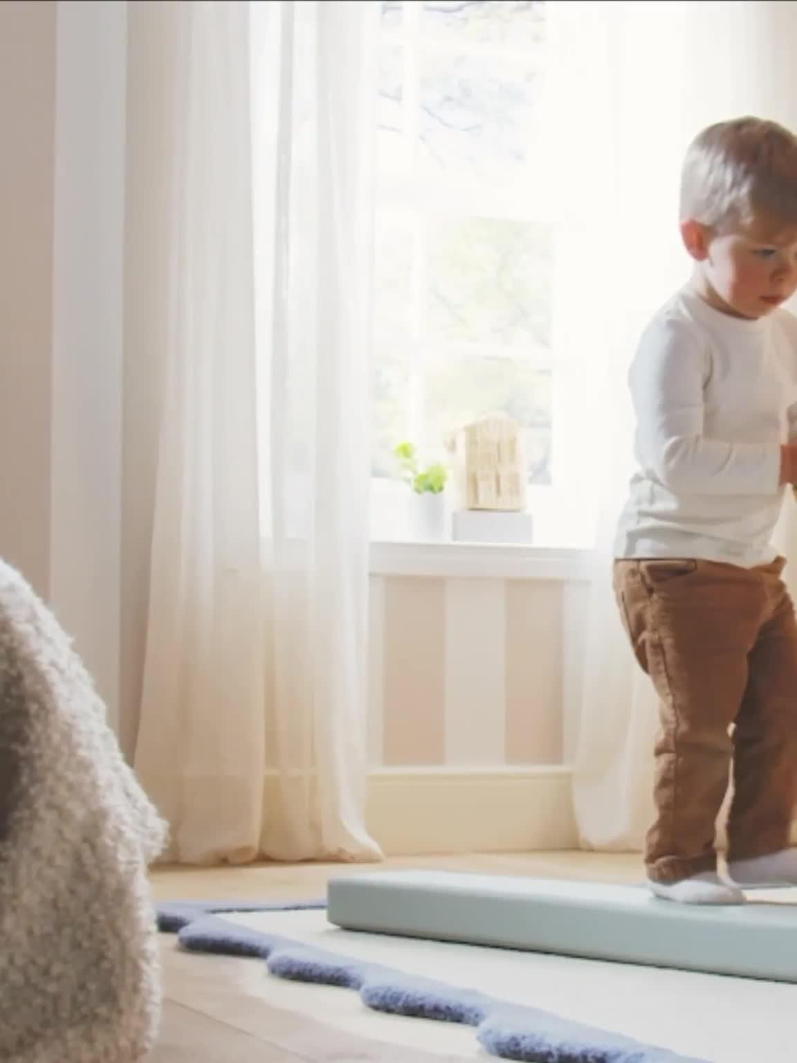Image thumbnail 5 of 5 of CuddleCo Balance Beam Sea Salt