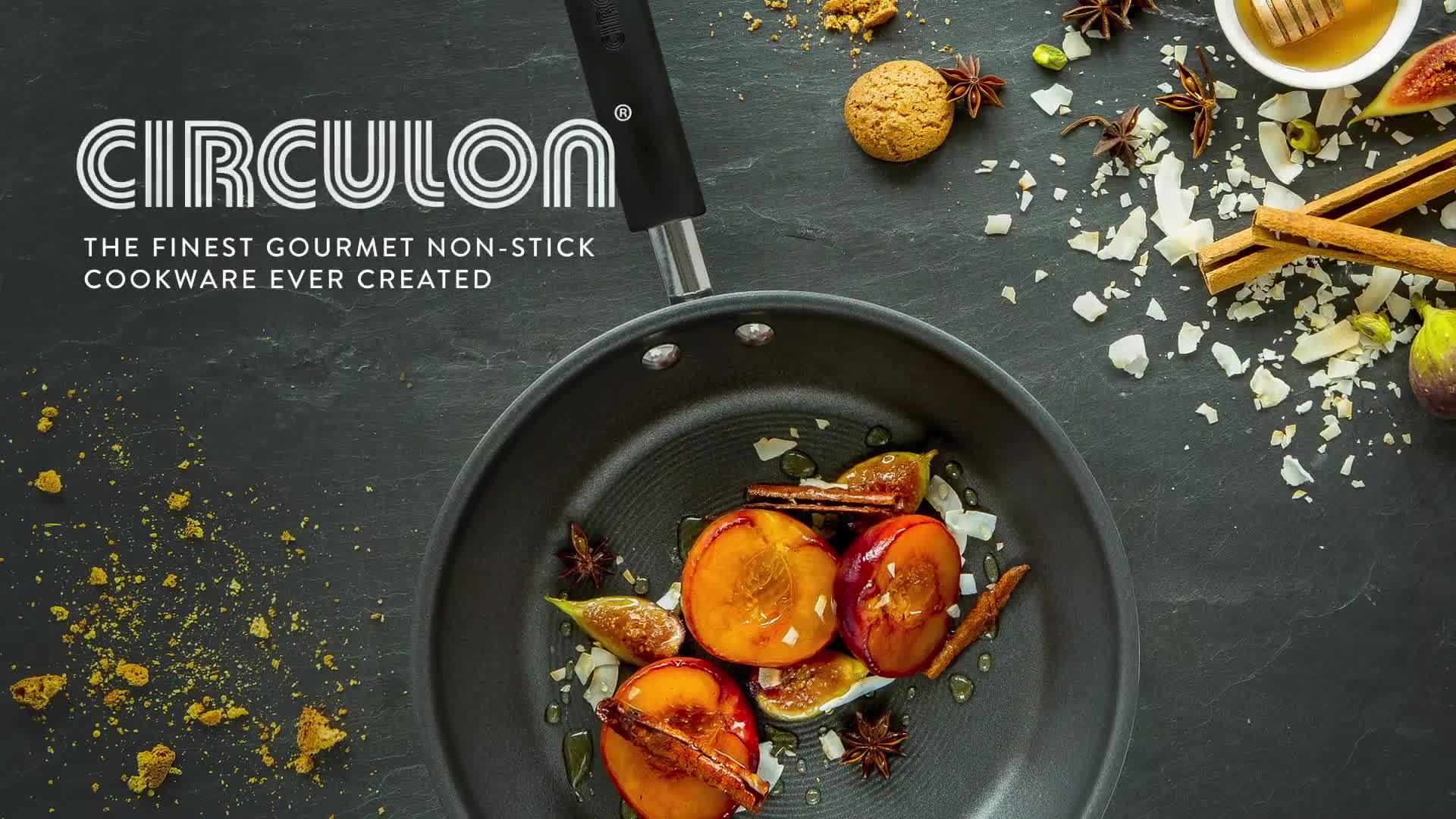 Image thumbnail 8 of 8 of Circulon Circulon Total Hard Anodised Frypan Twin Pack, 22cm &amp; 25cm