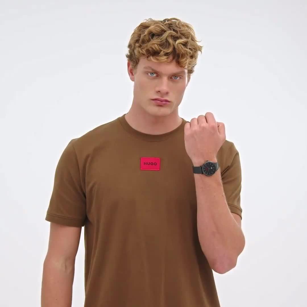 Image thumbnail 8 of 8 of HUGO Gents HUGO #STYLE Black IP Mesh Bracelet Watch